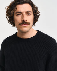 Kasjmier trui met ronde hals