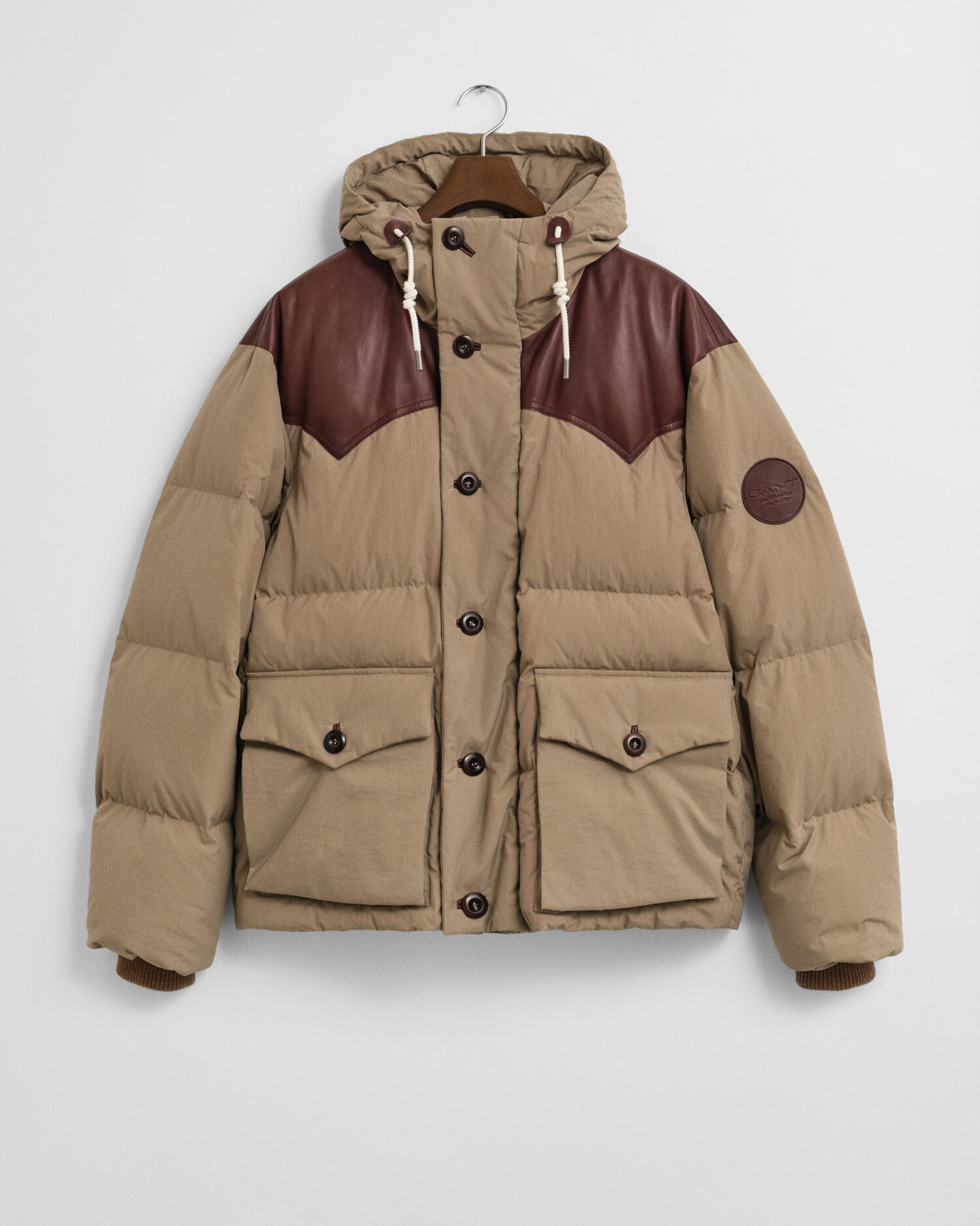 Parka en duvet d'oie et coton