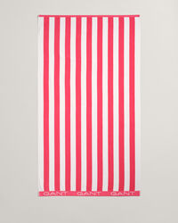 Strandlaken met blokstreep