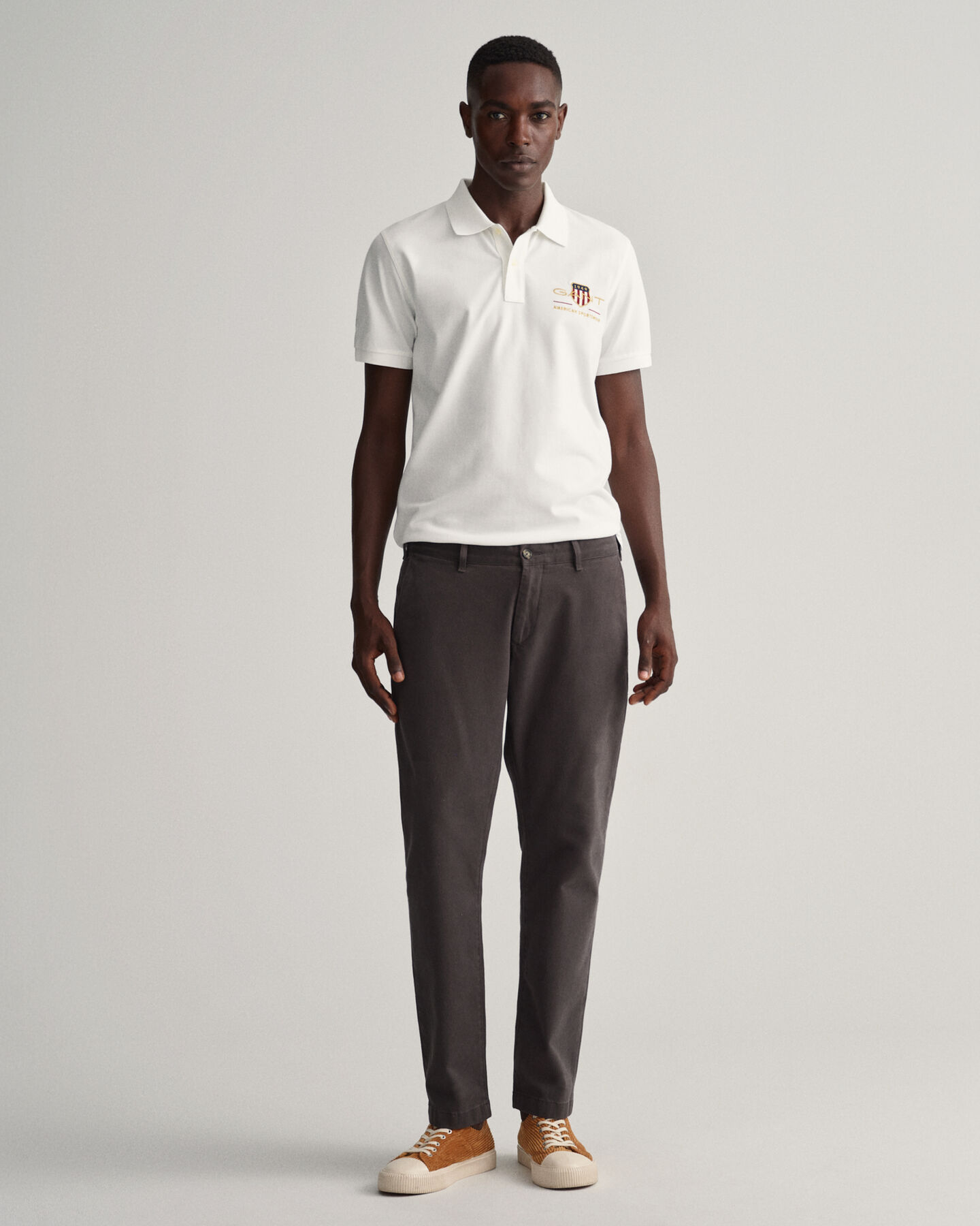 Pantalon chino slim fit Comfort Super Hallden