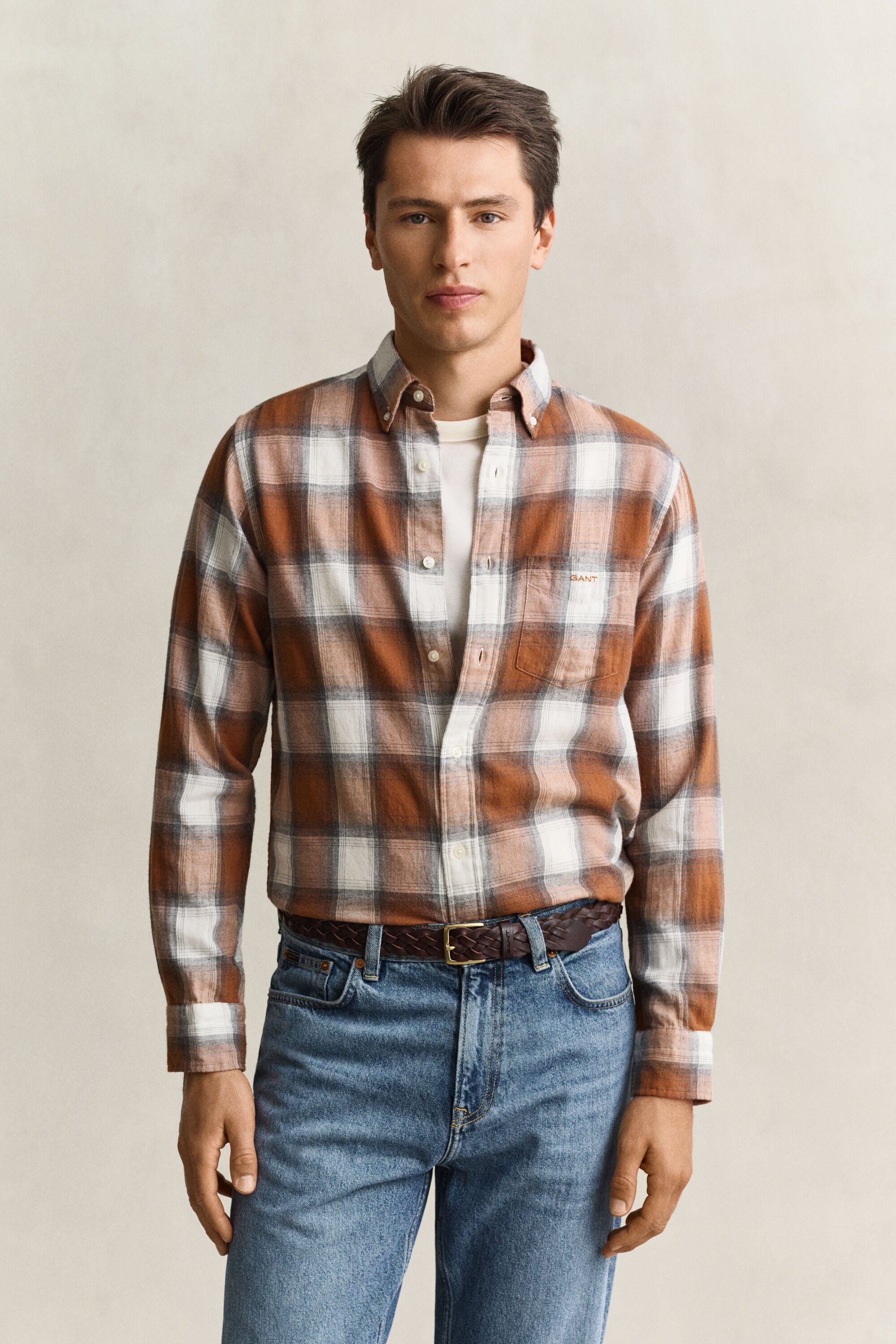 Geruit hemd van Windblown-flanel