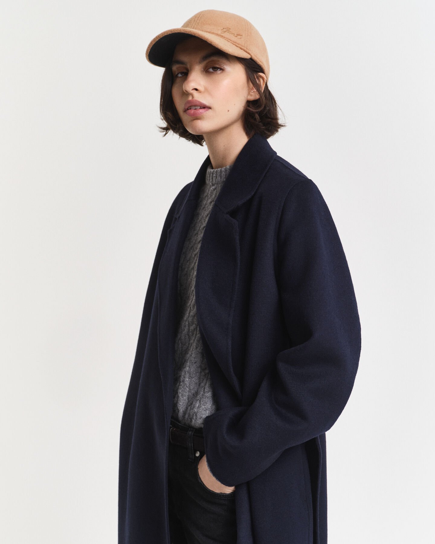 Casquette en molleton brillant