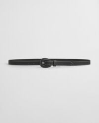 Ceinture avec boucle recouverte de cuir