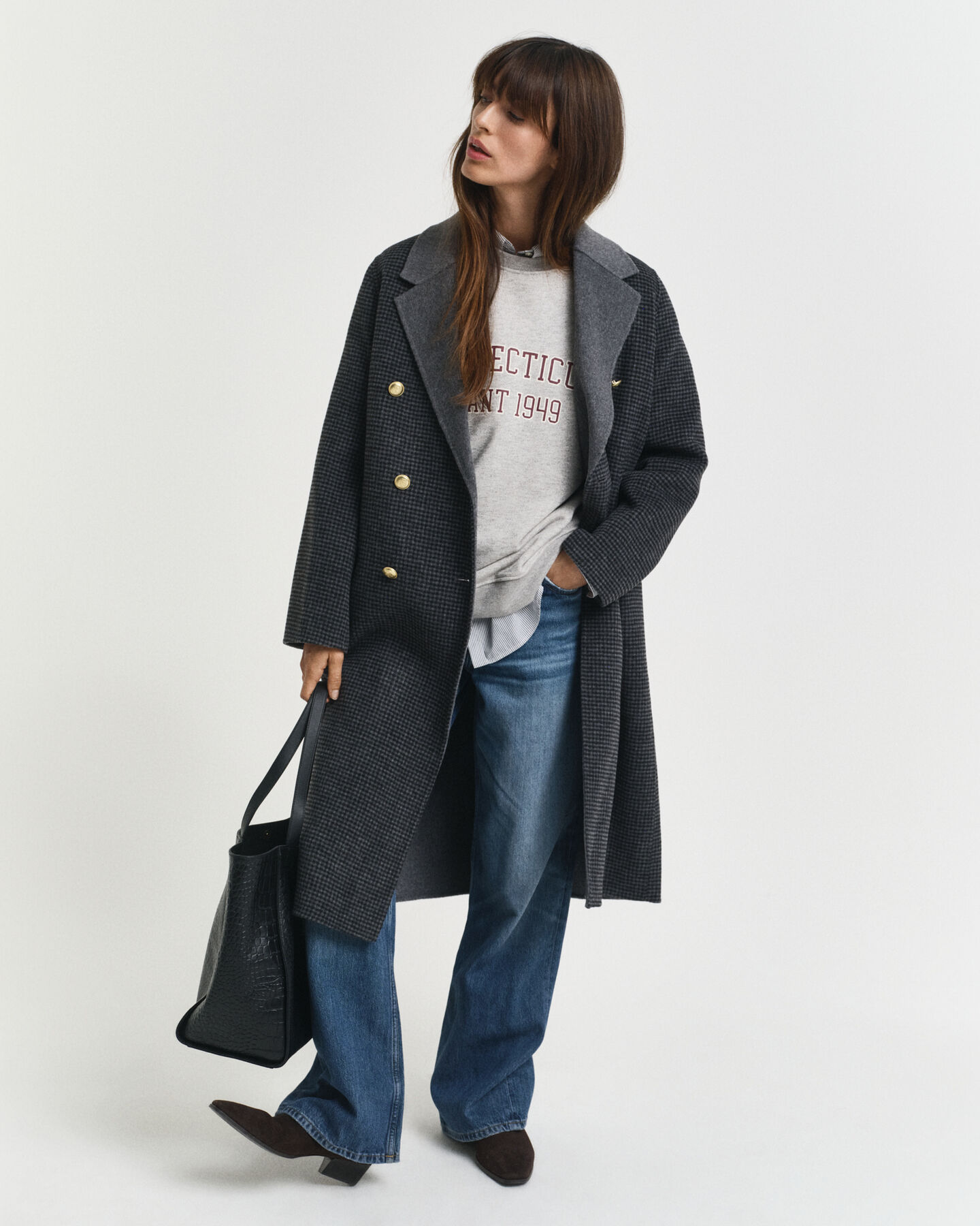 Sweat-shirt col rond avec imprimé