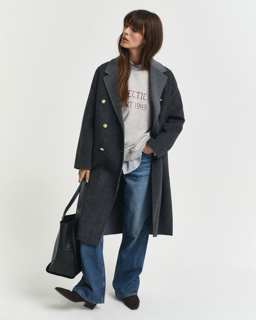 Sweatshirt met ronde hals en print