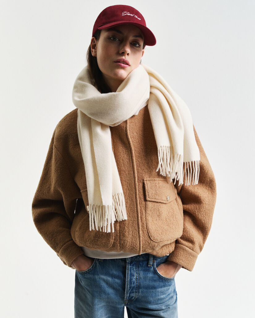 Écharpe tissée en laine