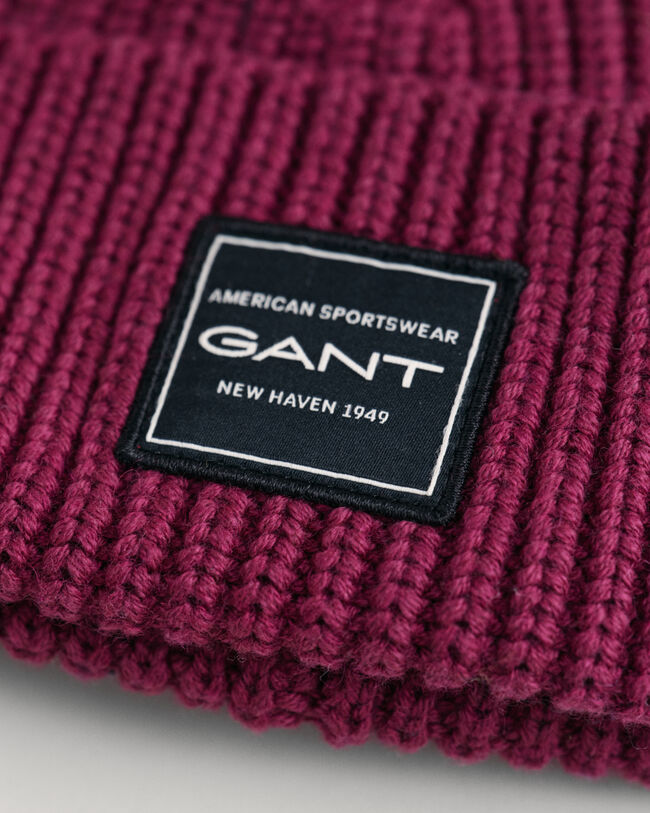 Bonnet en coton côtelé