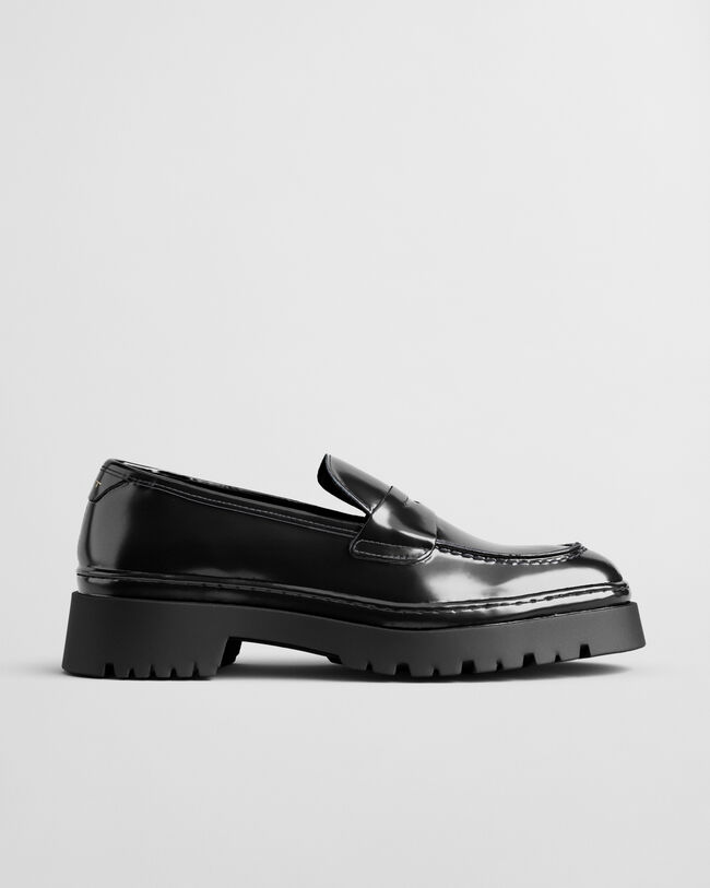 Aligrey Chunky leren loafers