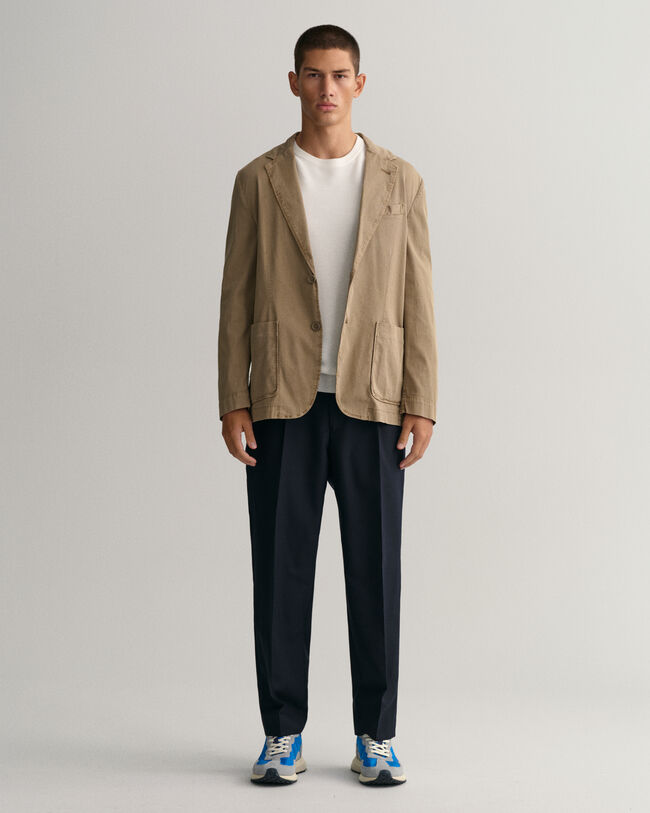 Veste blazer de costume en coton