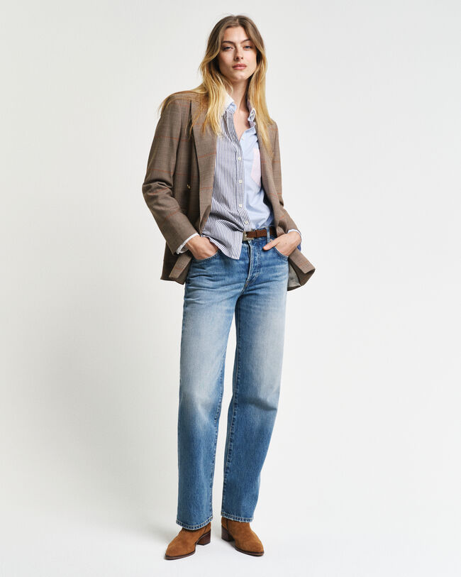 Relaxed Fit Patchwork hemd