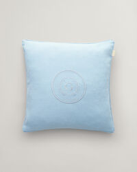 Housse de coussin Crest ton sur ton