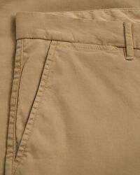 Pantalon chino slim fit en tissu armuré Structured