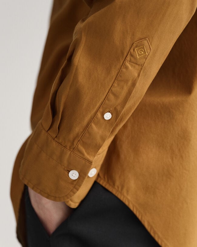 Relaxed Fit speciaal geverfd Oxford-hemd