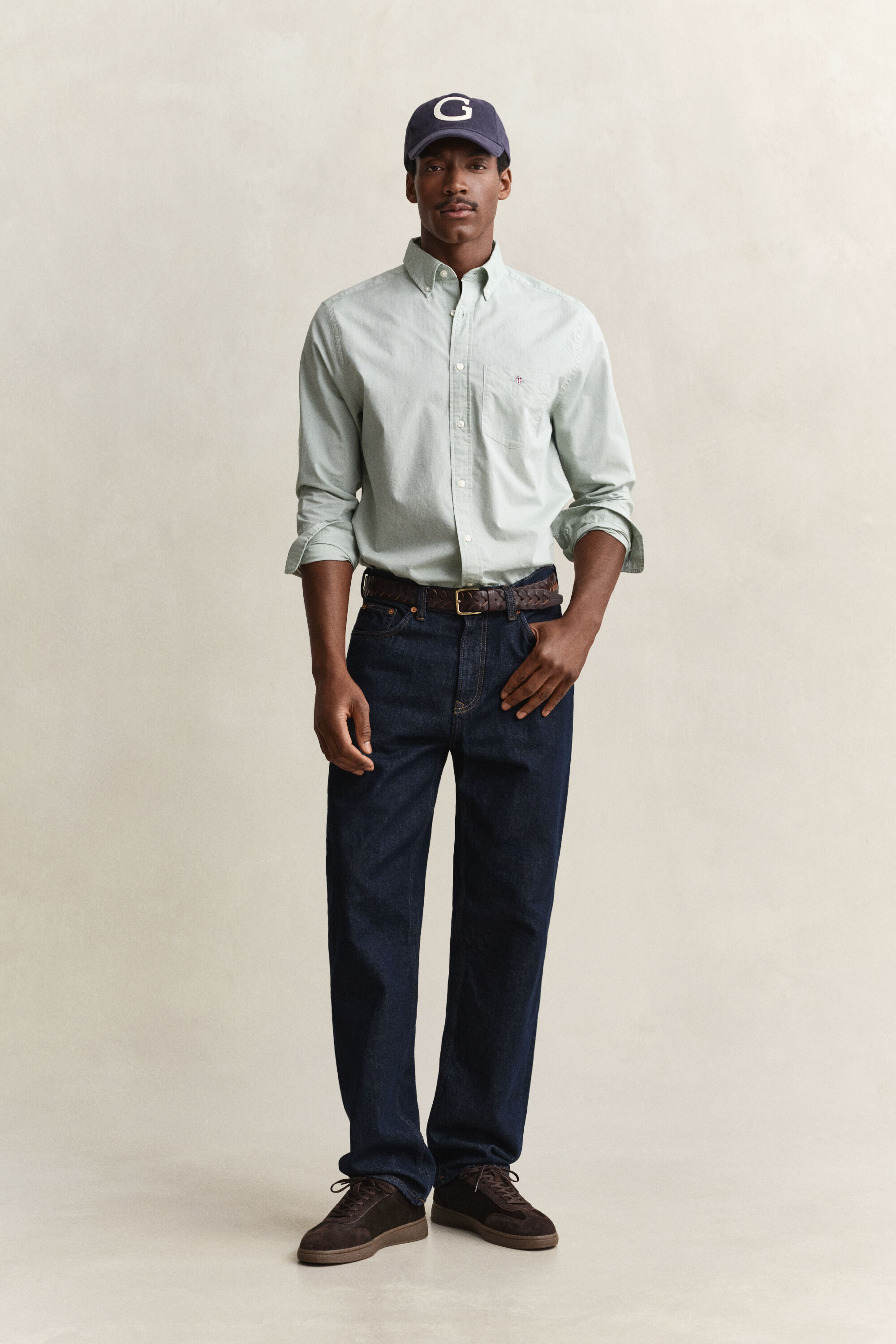 Regular Fit Classic overhemd van poplin
