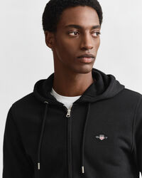 Shield hoodie met ritssluiting