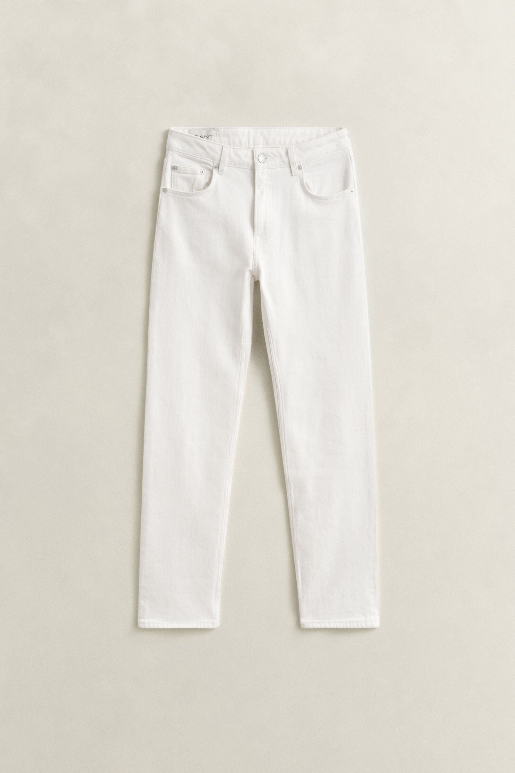 Stretchjeans met rechte pijpen