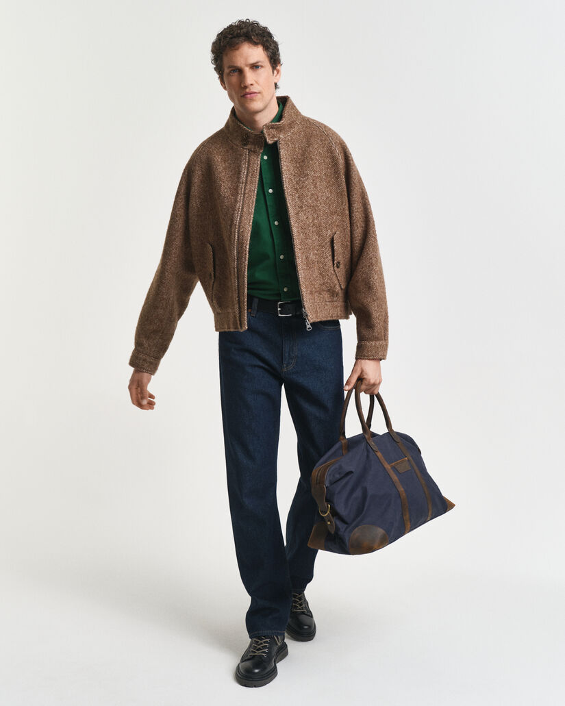 Regular Fit overhemd van keperstof