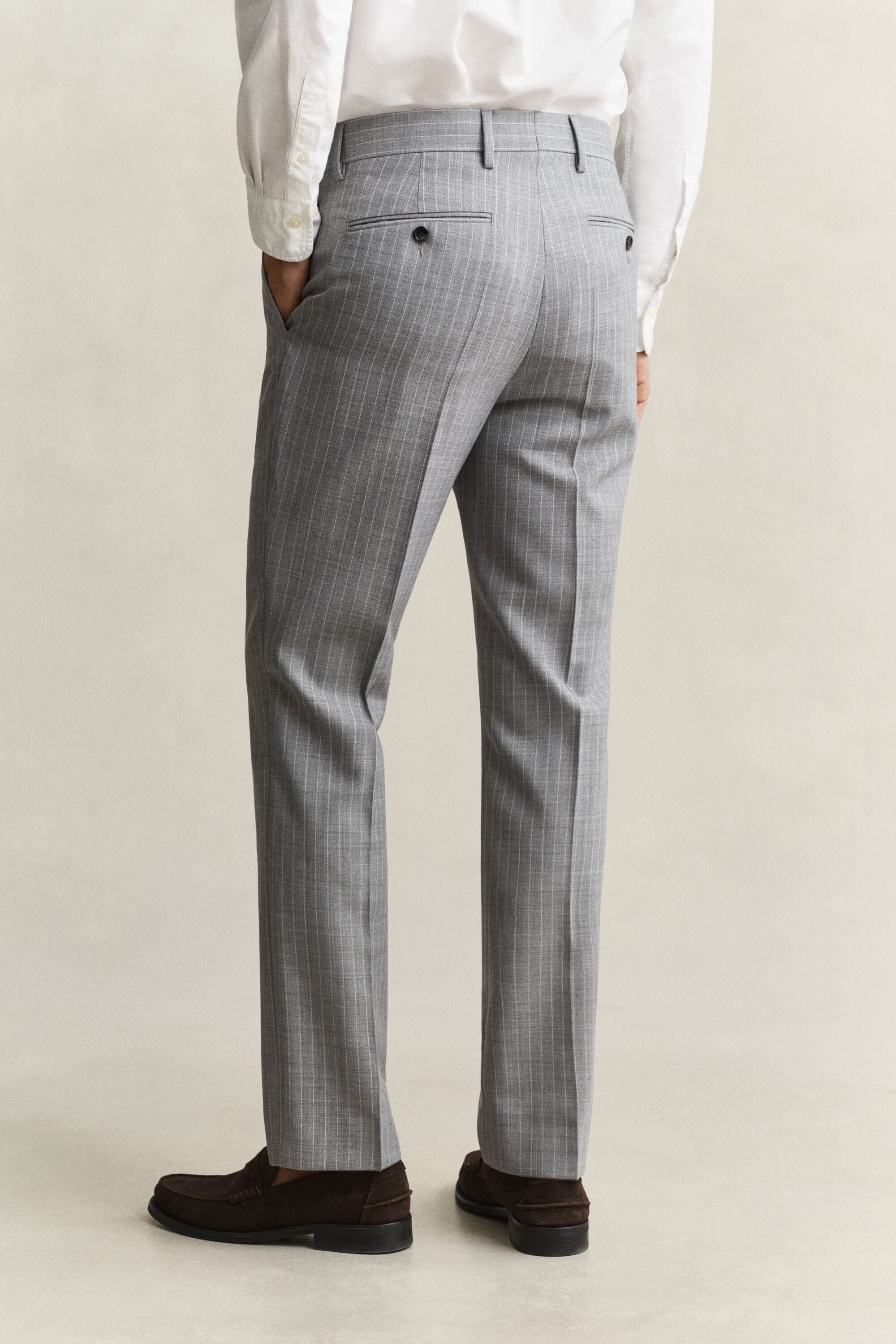 Pantalon de costume à rayures tennis