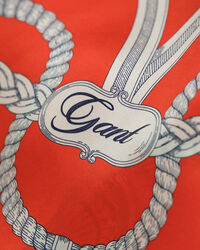 Foulard en soie à imprimé nautique