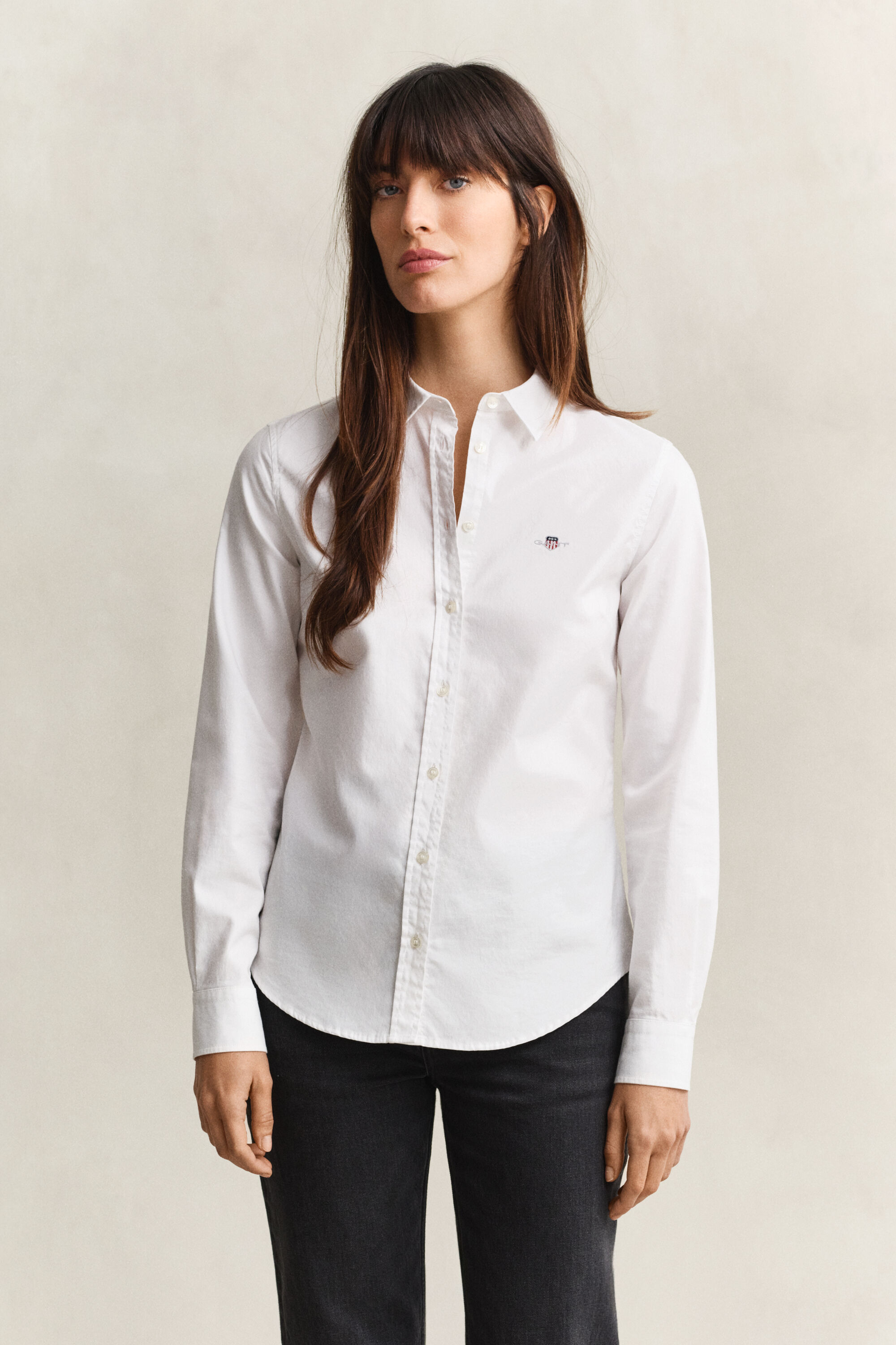 Chemise en coton Oxford stretch