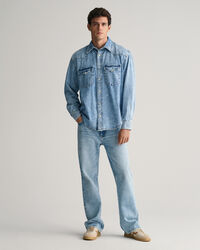 Relaxed Fit Rodeo denim hemd