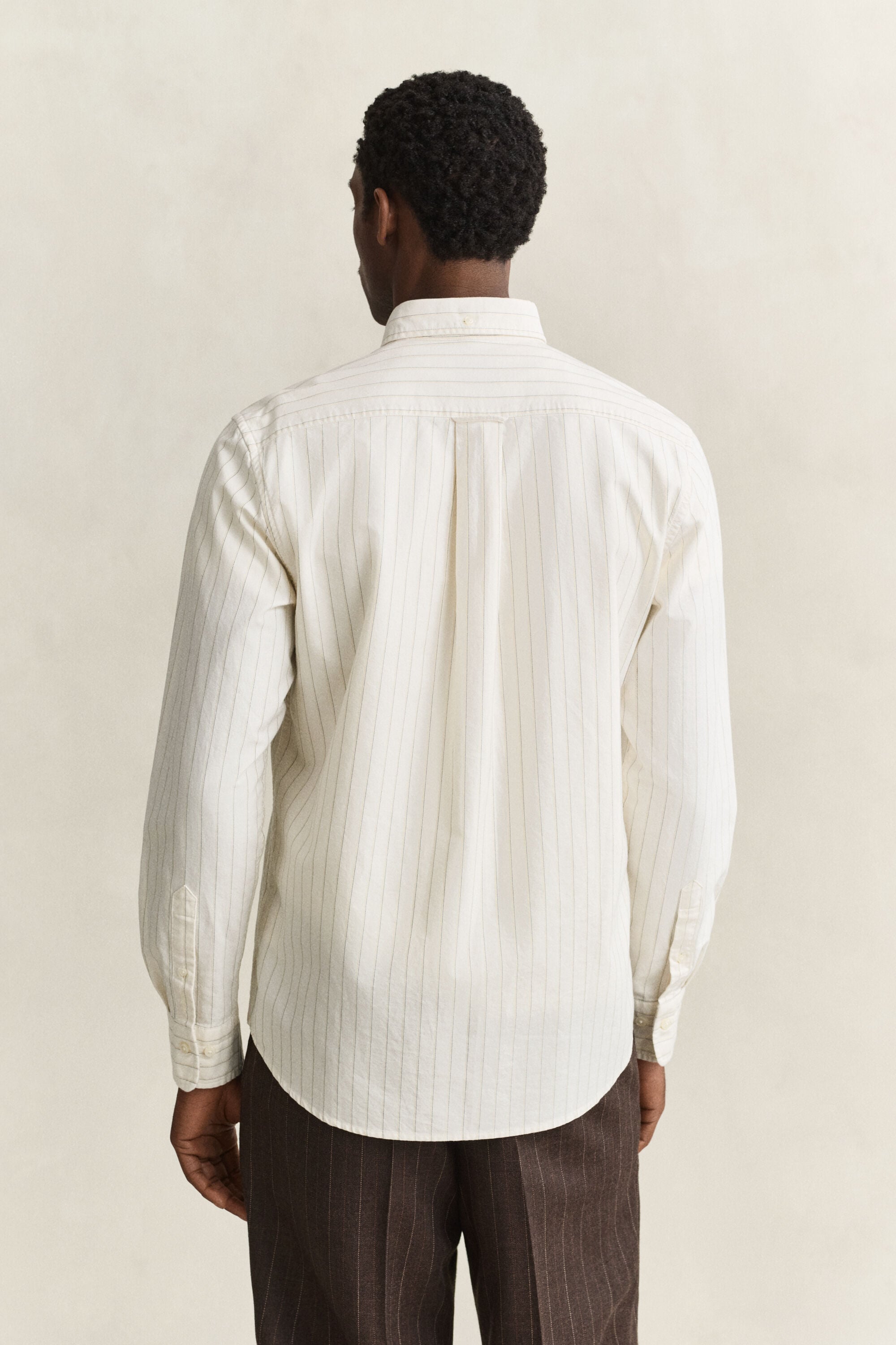 Chemise en coton Oxford à rayures Archive