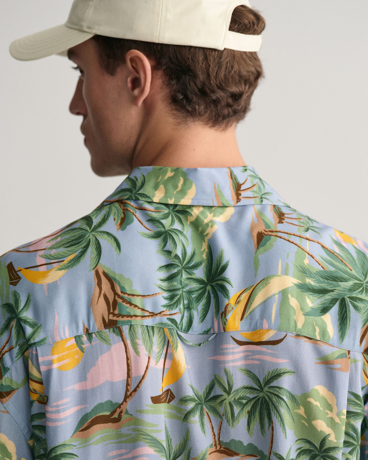 Chemise relaxed fit à manches courtes Hawaiian Print
