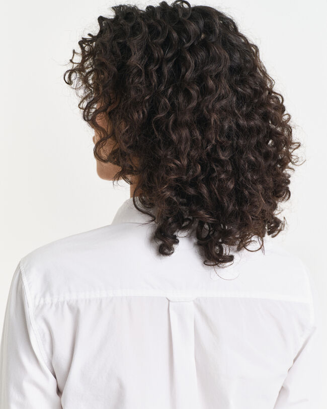 Chemise coupe regular en popeline classique