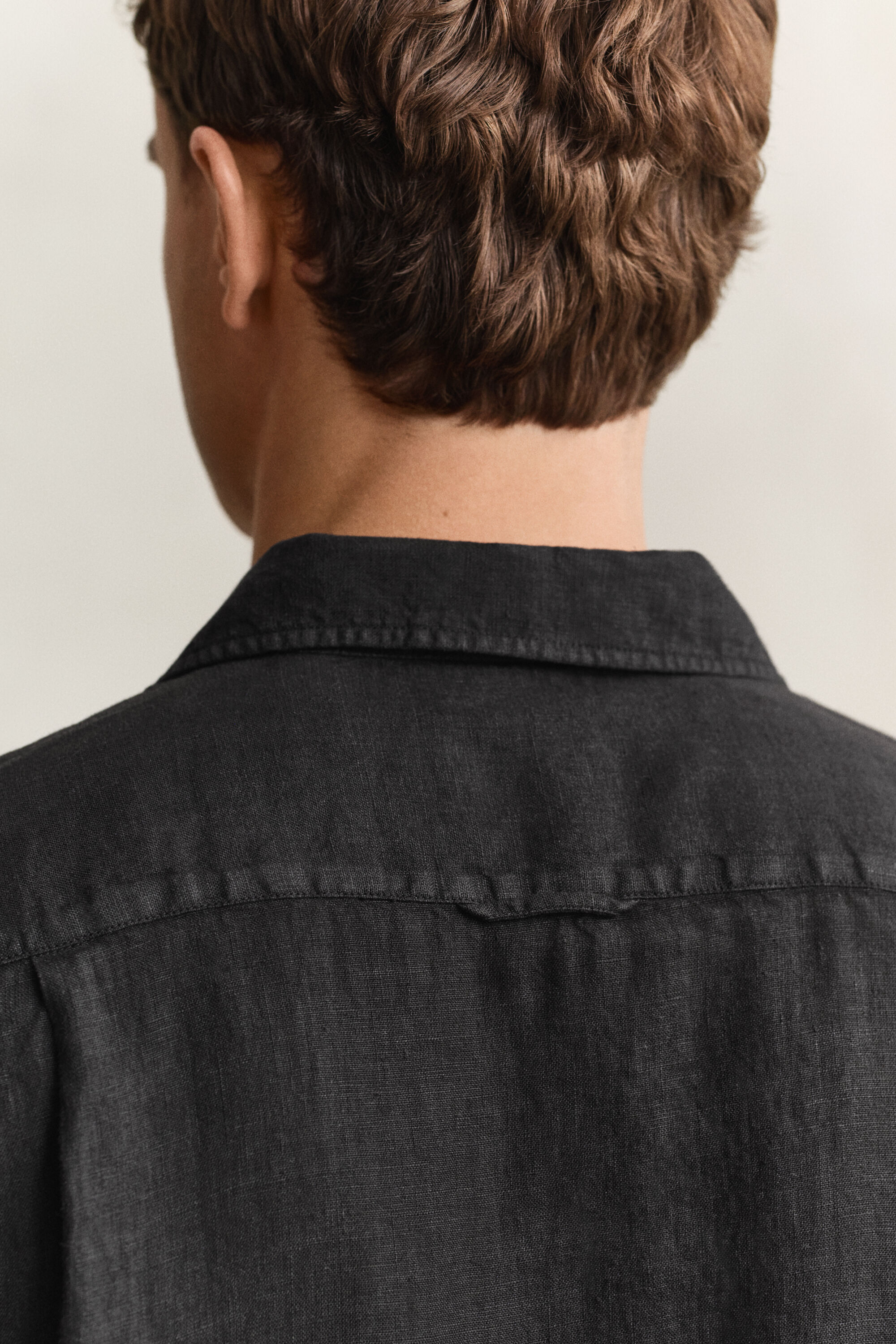 Chemise à manches courtes en lin