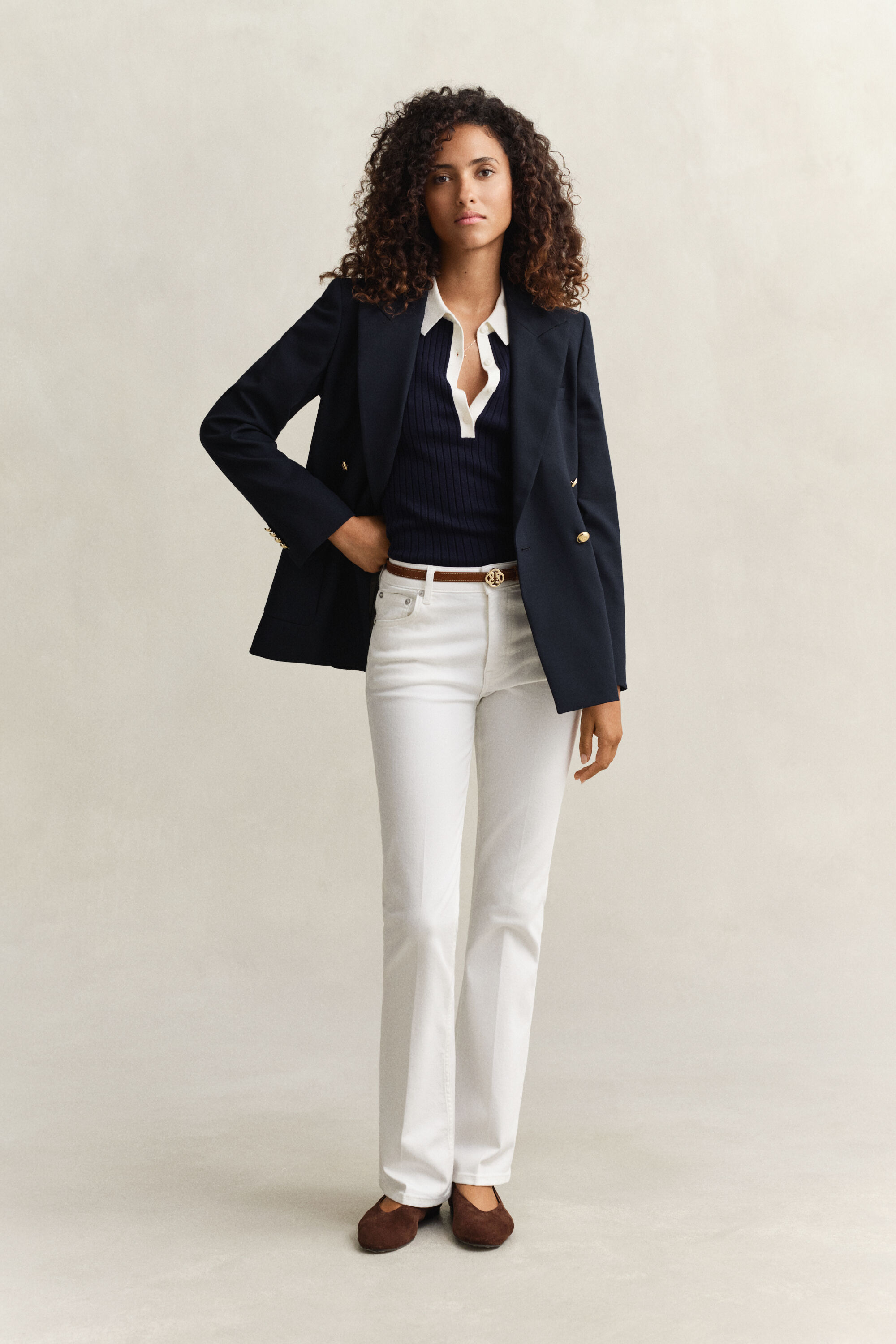 Flared jeans met stretch