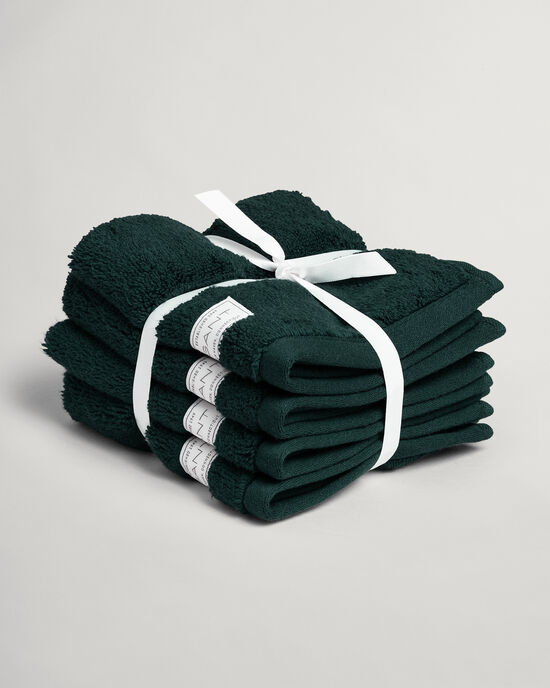 Set van vier Premium handdoeken 30 x 30 cm