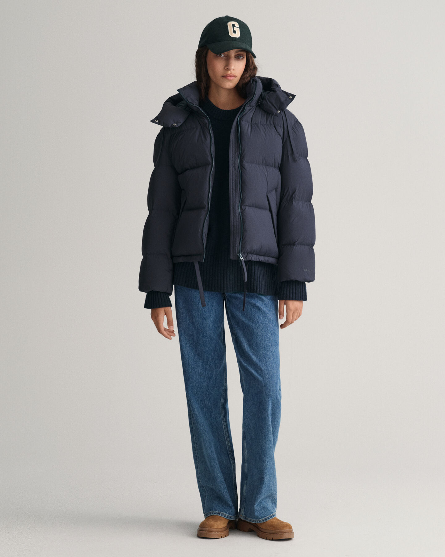 Doudoune courte en duvet