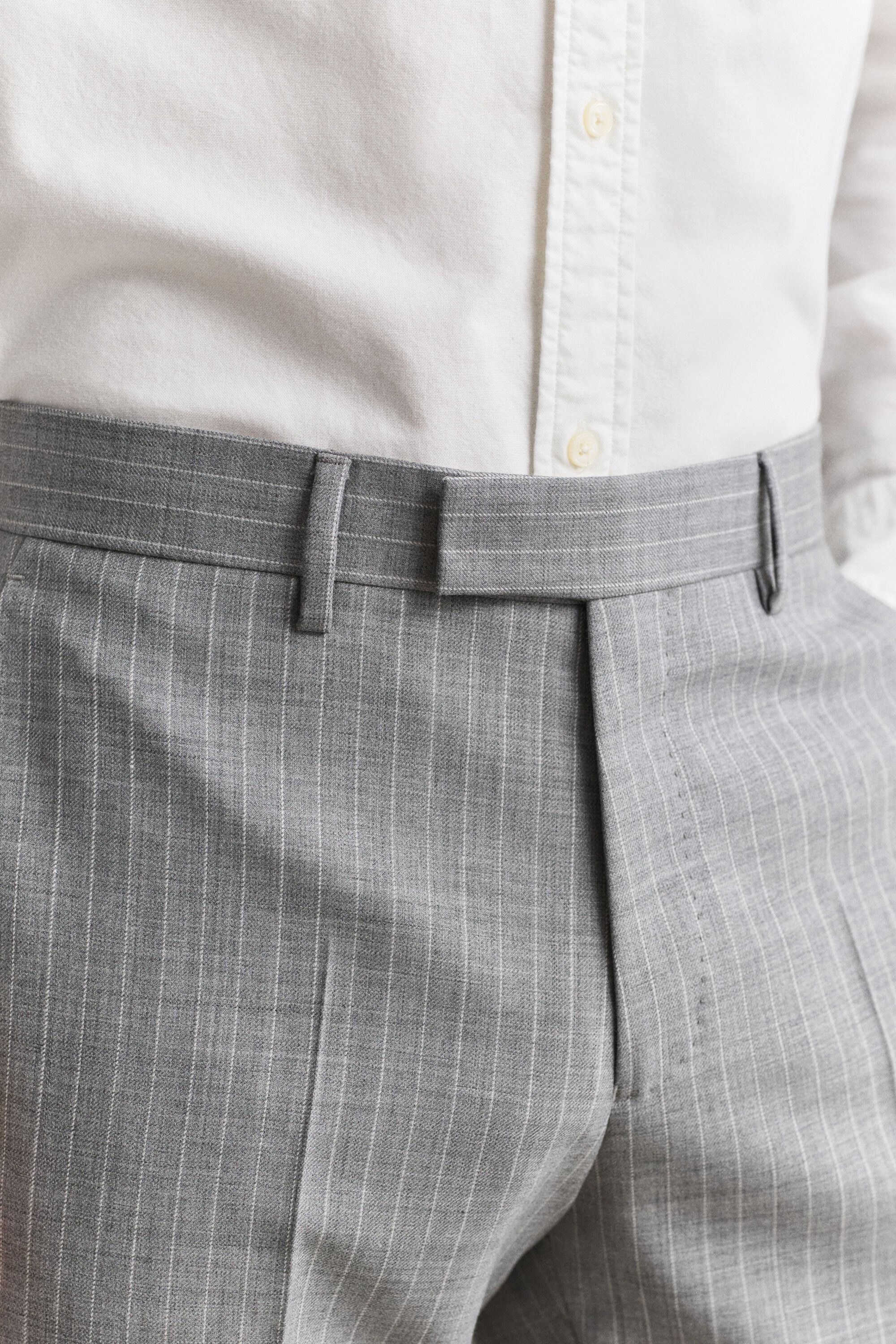 Pantalon de costume à rayures tennis