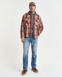 Relaxed Fit geruit overshirt