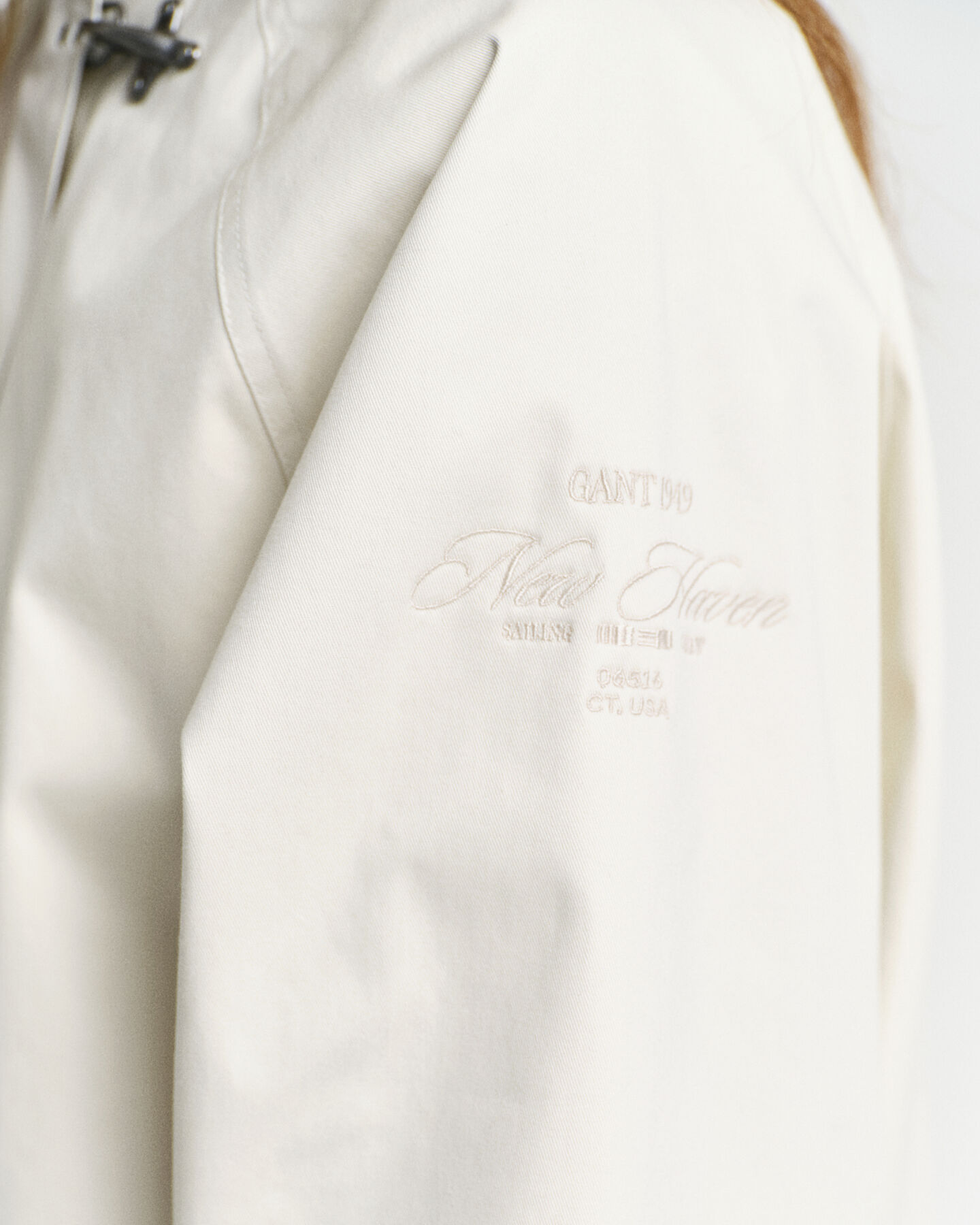 Sailing jack met contrasterende kraag