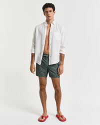 Short de bain à imprimé cordages