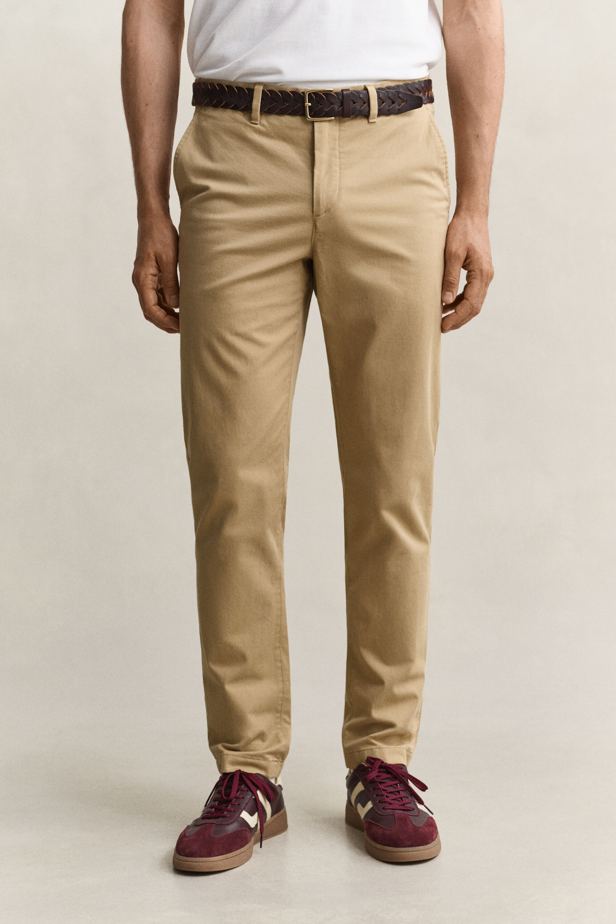 Pantalon chino classique coupe slim