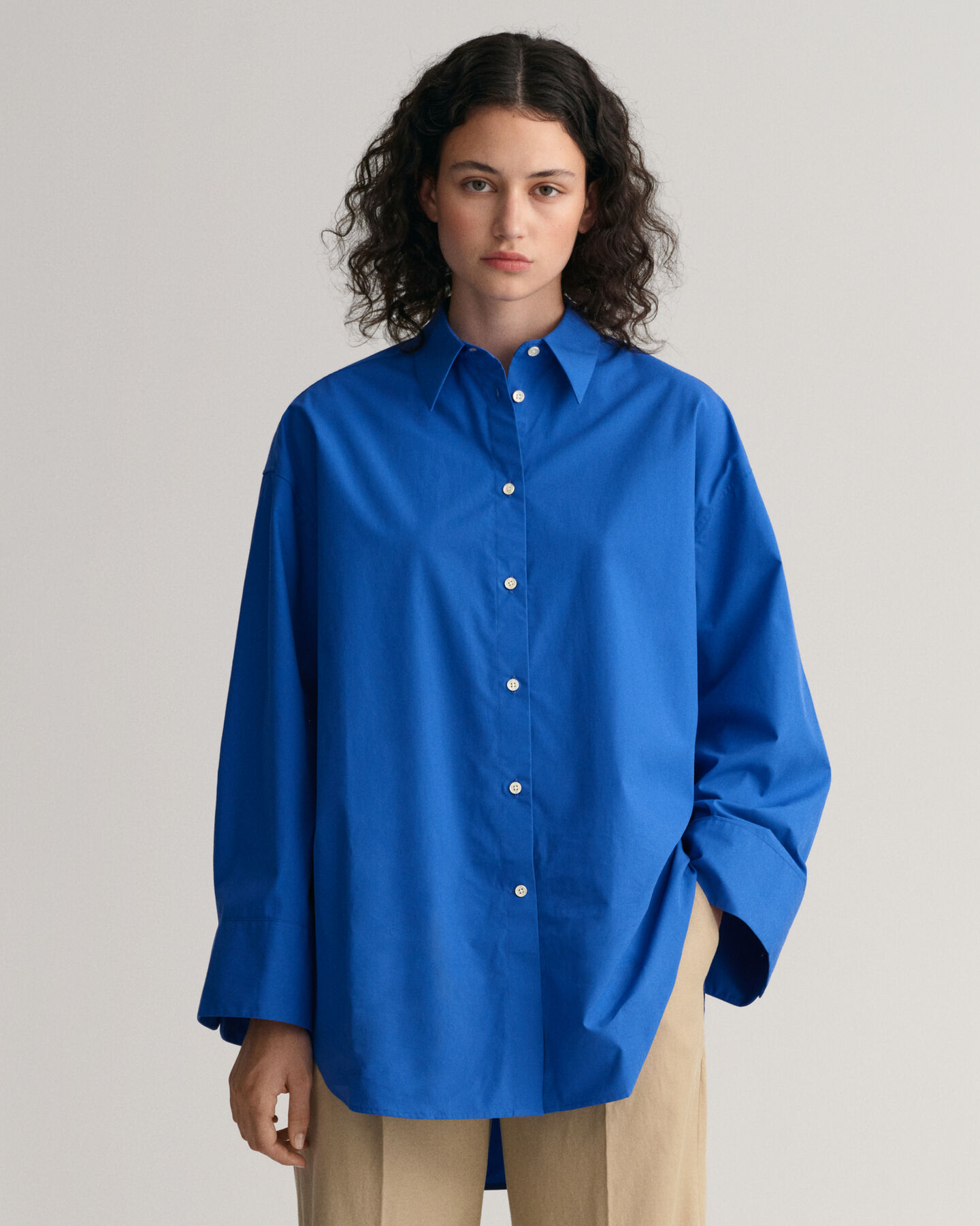 Oversized Fit blouse met wijde manchetten