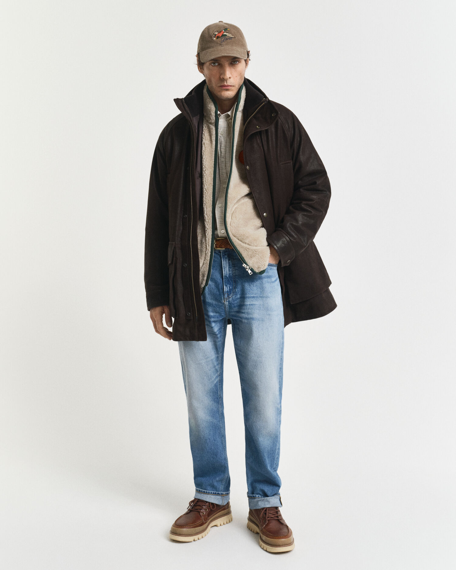 Polaire en laine mélangée