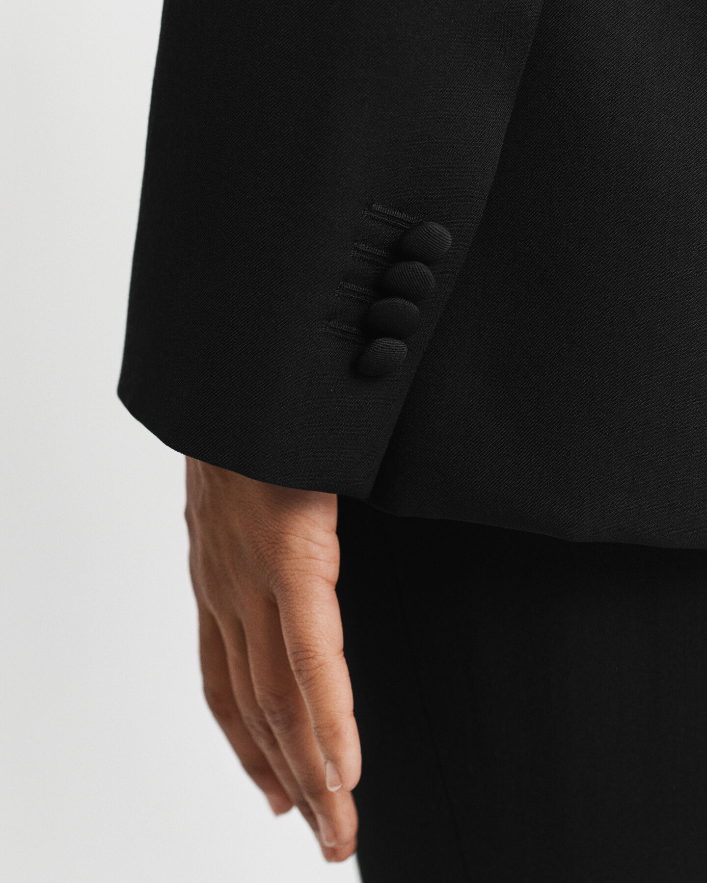 Regular Fit smokingblazer van wolmix