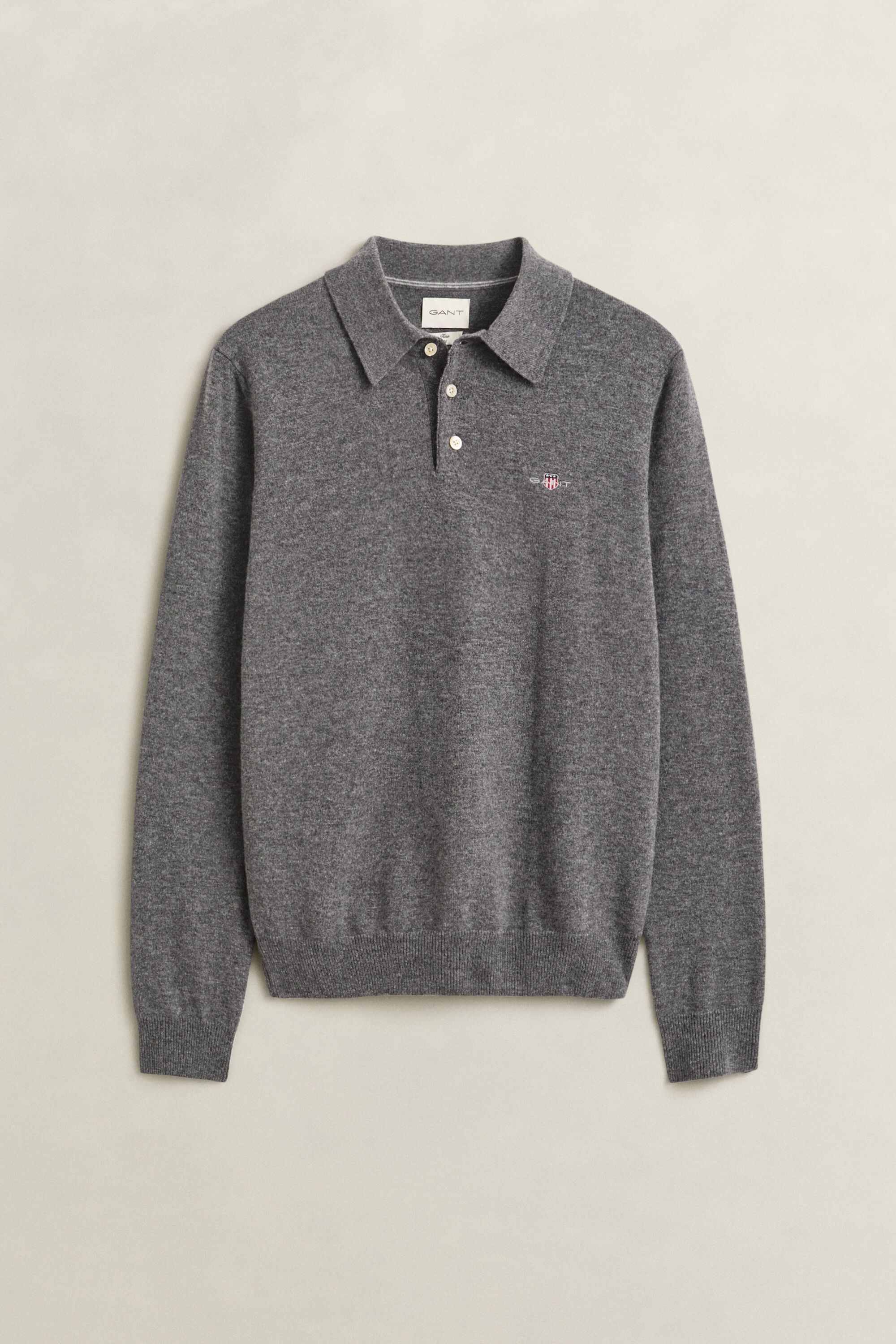 Pull polo en laine d'agneau ultrafine
