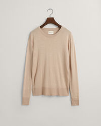 Fijngebreide trui met ronde hals