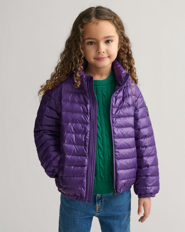 Veste l&eacute;g&egrave;re rembourr&eacute;e en duvet Shiny Kids
