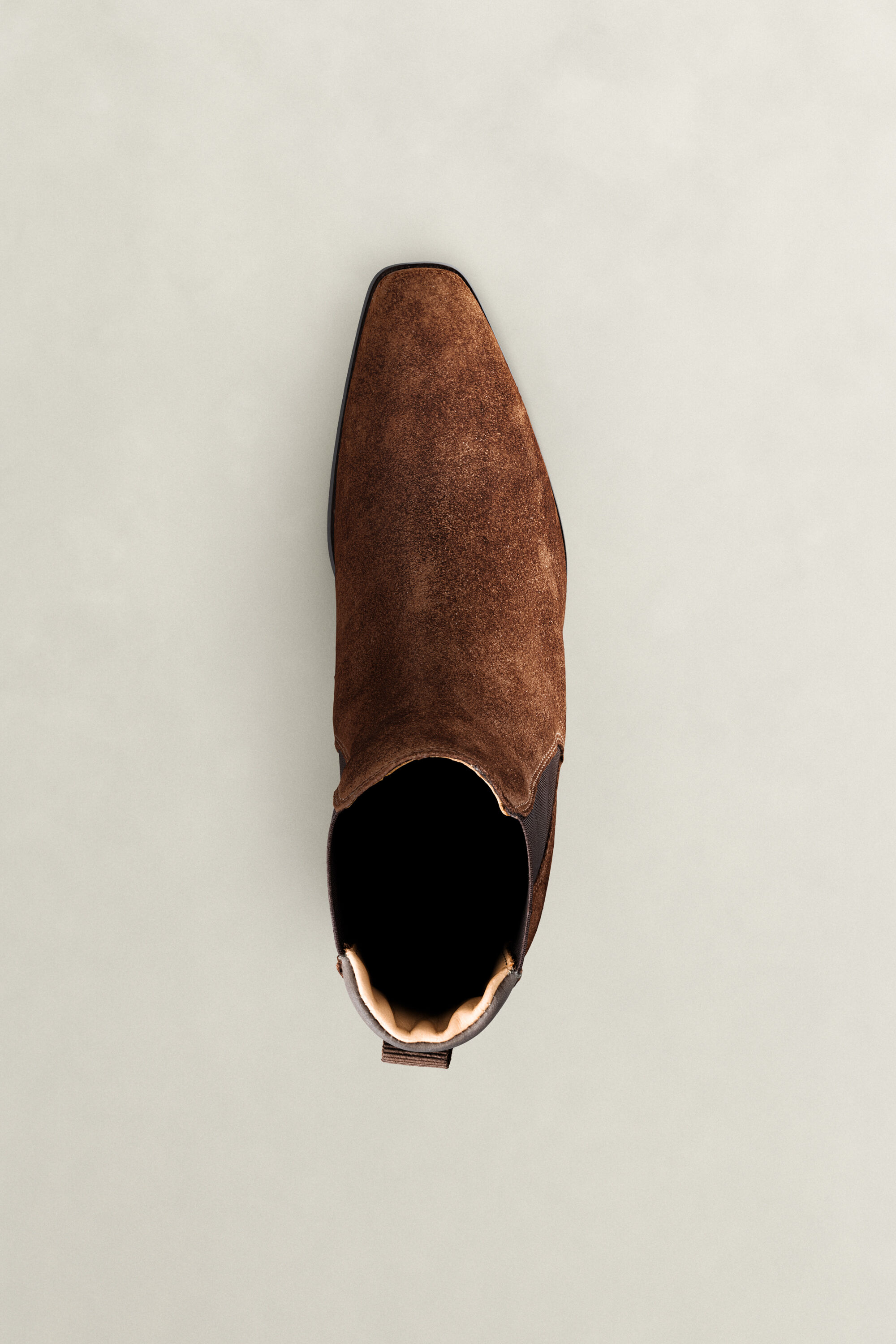 Bottines Chelsea en daim Bassotte