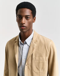 Veste blazer relaxed fit en toile