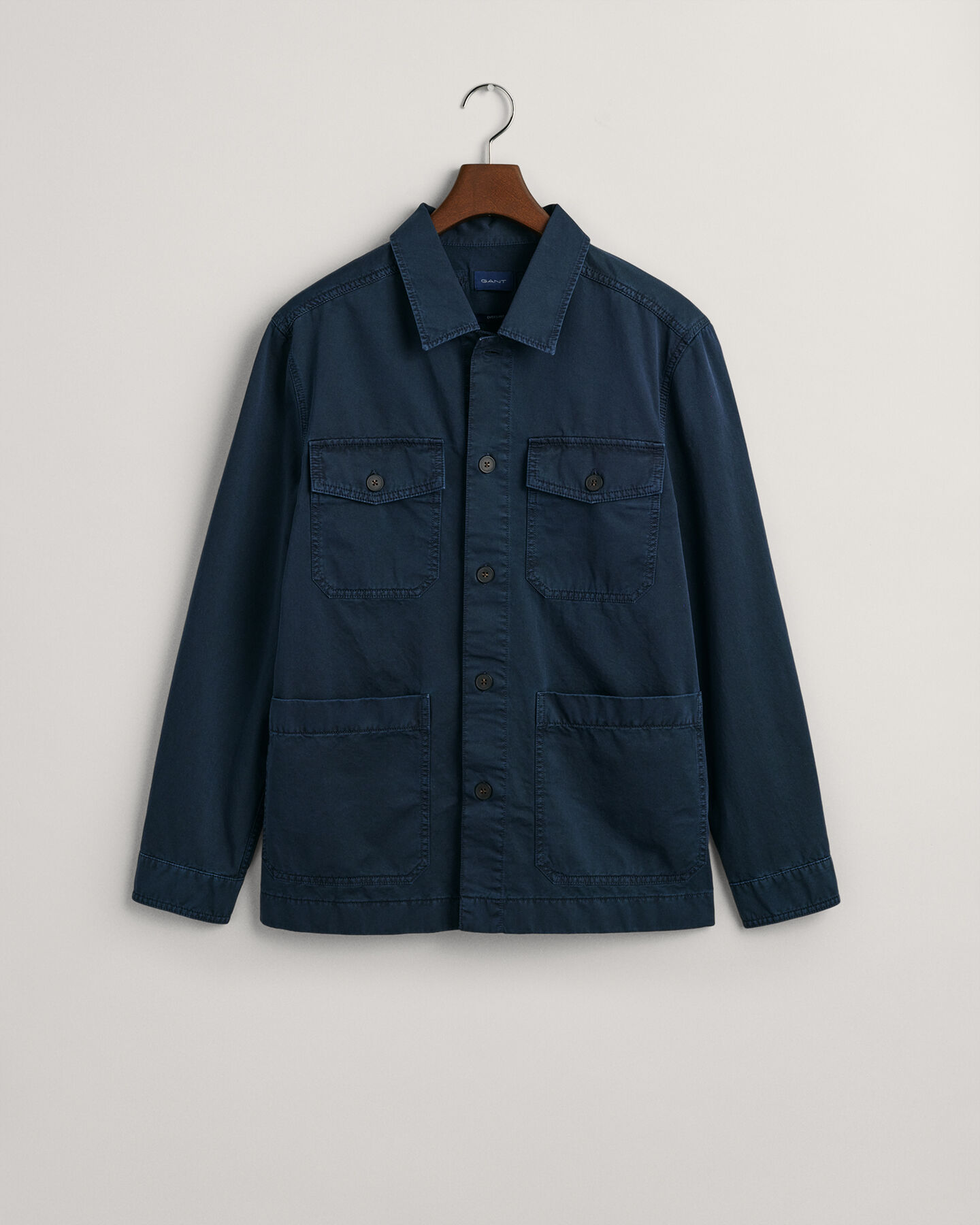Speciaal geverfd Twill overshirt