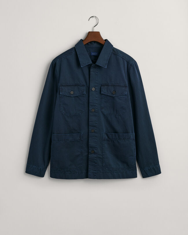 Speciaal geverfd Twill overshirt