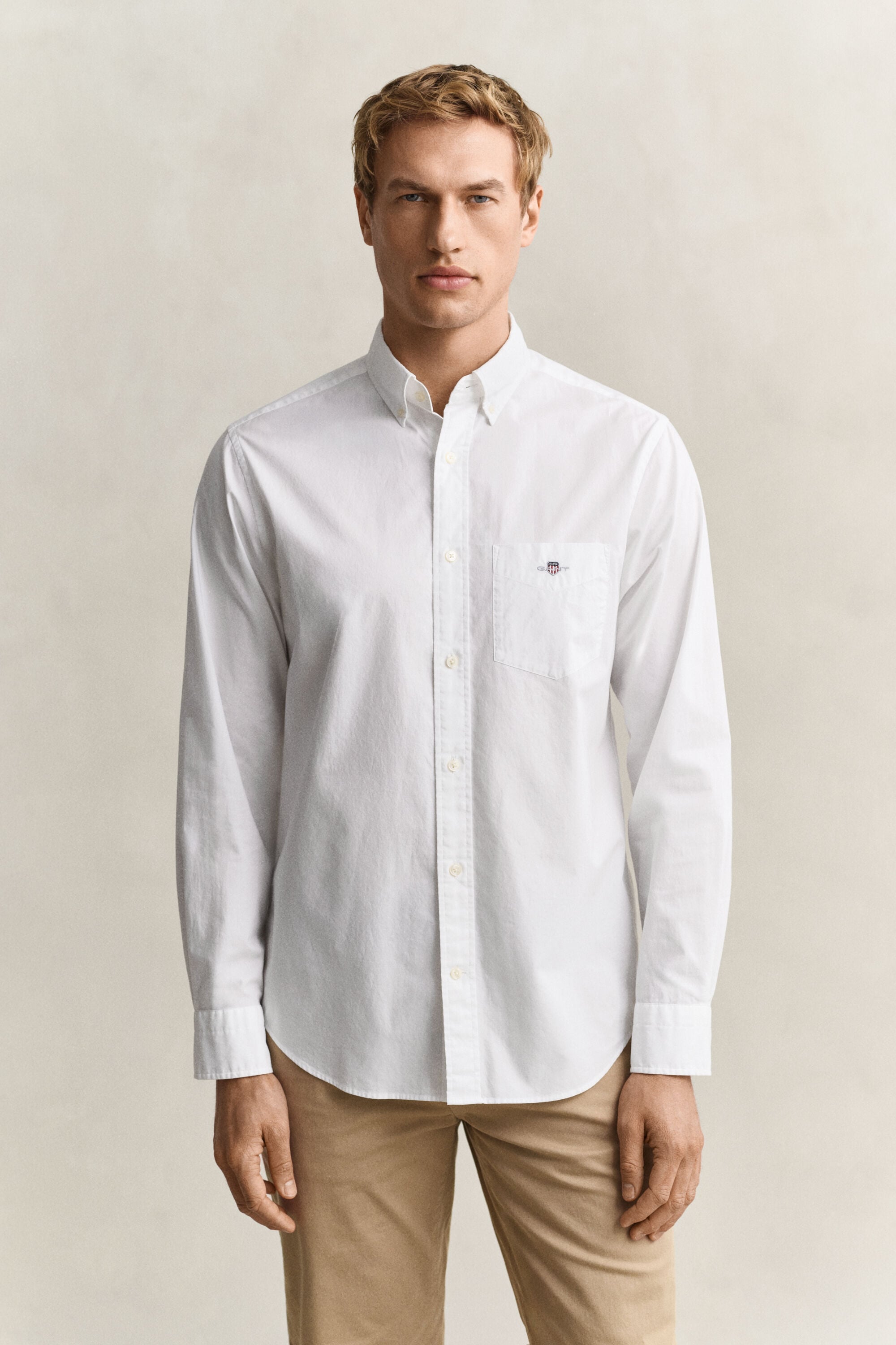 Classic Regular poplin hemd