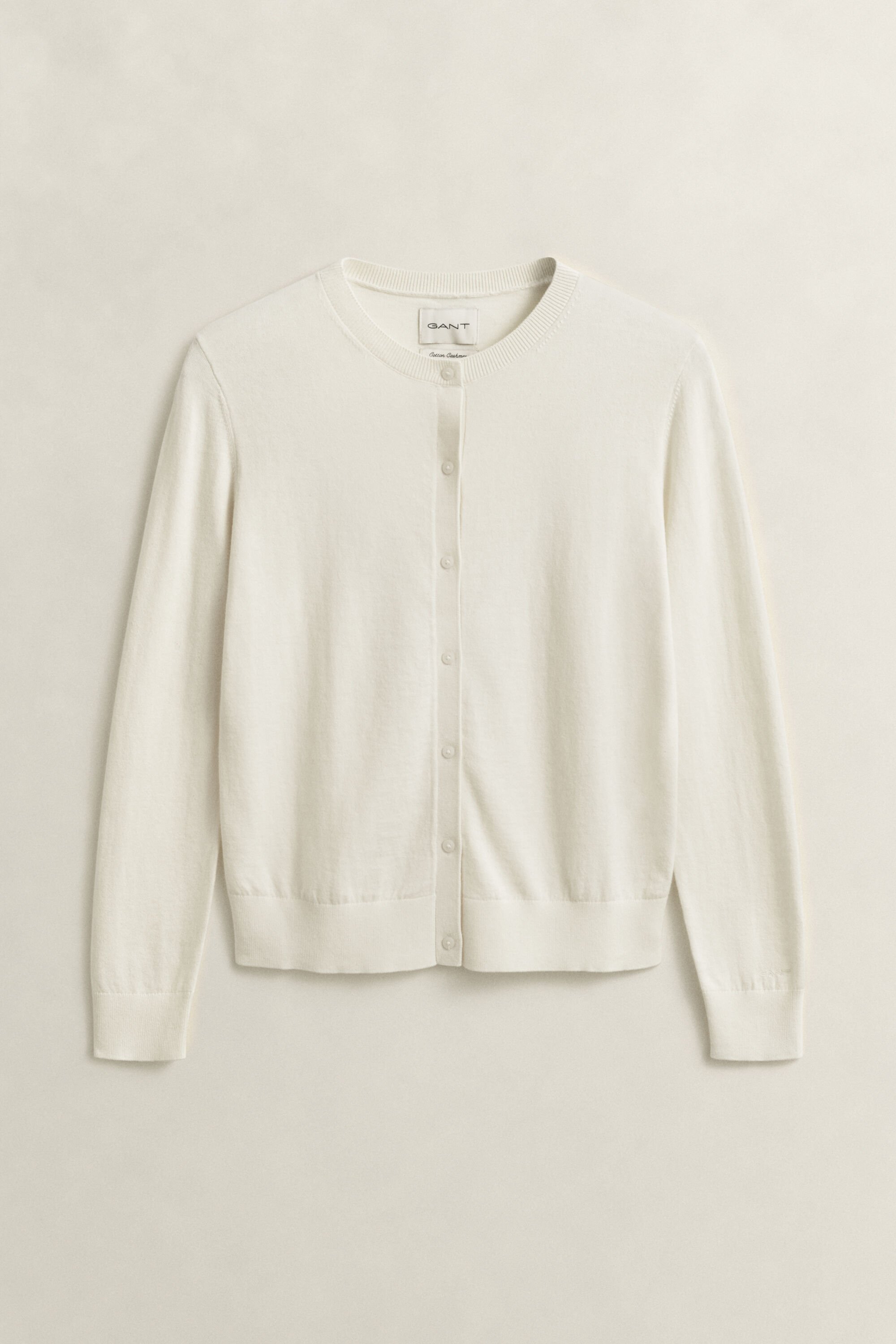 Lichtgewicht vest met ronde hals