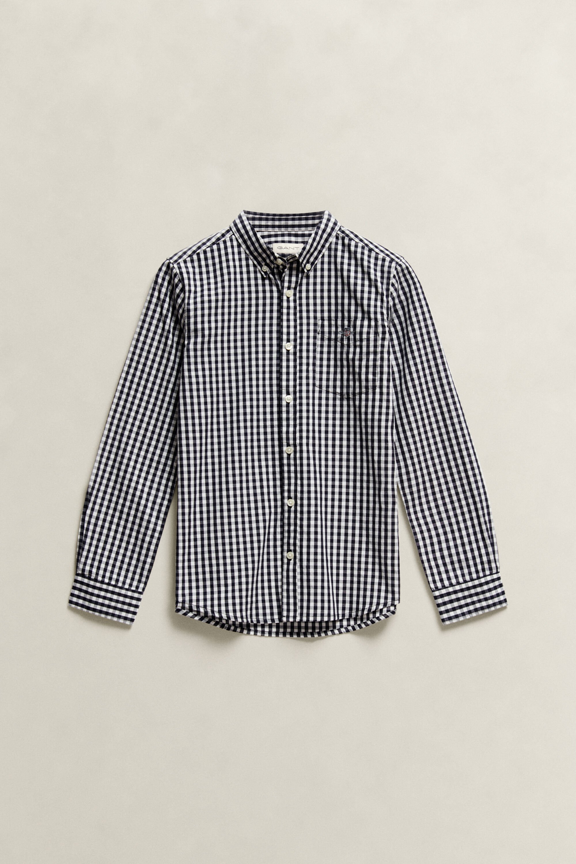 Chemise en popeline à carreaux vichy Ado Garçon